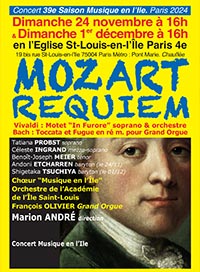 Mozart : requiem - vivaldi - bach