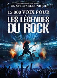 15000 voix pour les legendes du rock