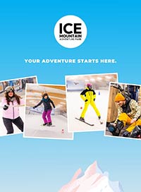 Ice mountain - ski/snowboard