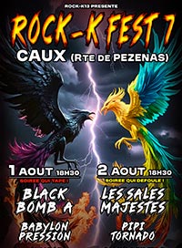 Rock-k fest 7 pass 2 jours