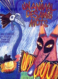 Un animal, des amis mots