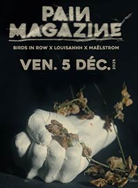 Pain magazine est birds in row