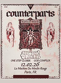 Counterparts + sunami + one step closer