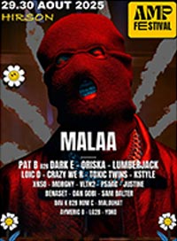 Amp festival 2 jours : malaa pat b b2b