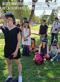 Realite virtuelle : la tour eiffel