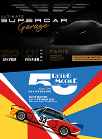Rétromobile & ultimate supercar garage
