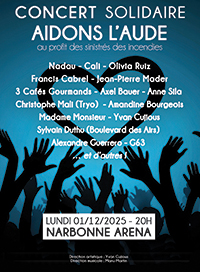 Aidons l'aude - concert solidaire