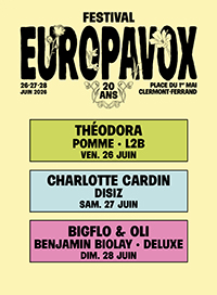 Europavox 2026 - pass 3 jours