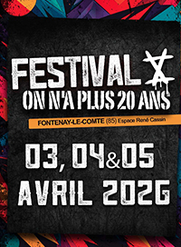 Festival on n'a plus 20 ans x - pass 3j