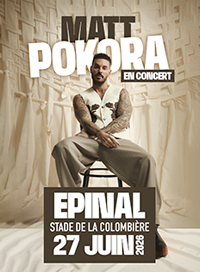 Matt pokora en concert a epinal