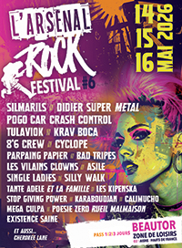 L'arsenal rock festival-pass 3 jours