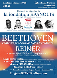 Concert pour la fondation épanouis