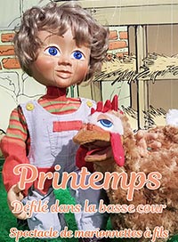 Printemps defile dans la basse cour