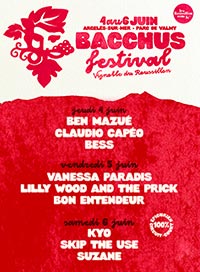 Bacchus festival pass 1 jour - vendredi