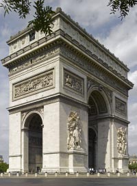 Arc de triomphe - haute saison
