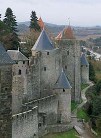 Chateau de carcassonne - basse saison
