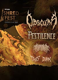 Shred fest - obscura + pestilence