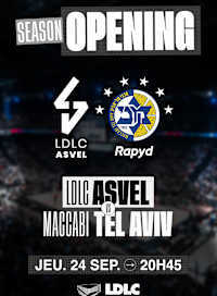 Ldlc asvel - maccabi rapyd tel aviv